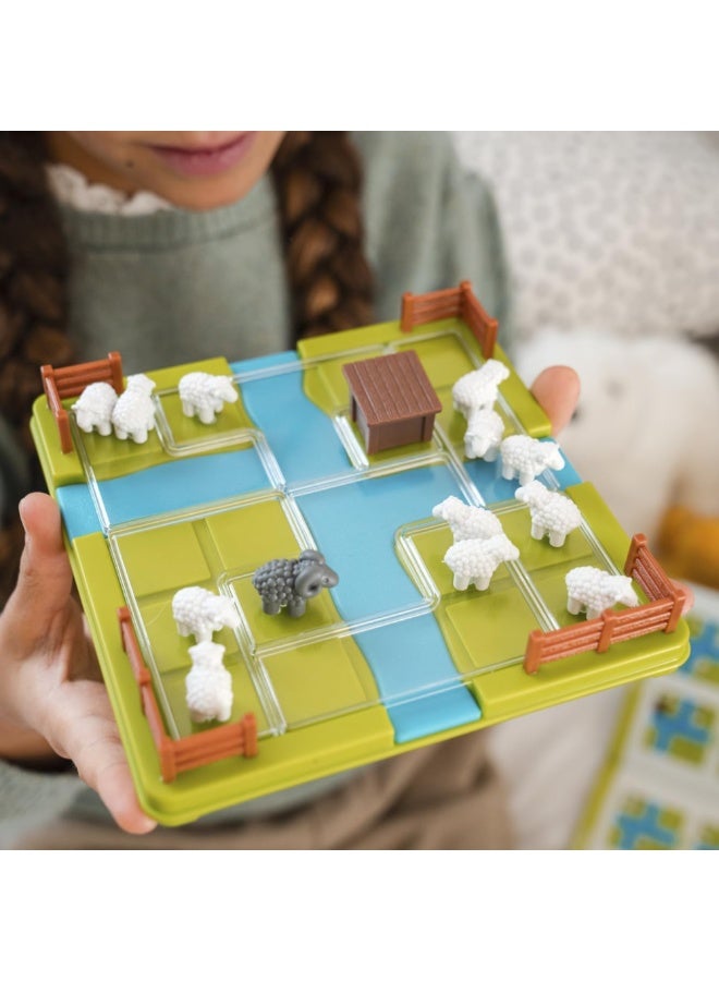 SmartGames Counting Sheep, Fun IQ Brain Teaser Puzzle, Cognitive Development STEM Toy with 60+ Challenges, Travel Friendly Tabletop Educational Matching Puzzle Game, Suitable for Children Above 7+ - Image 3